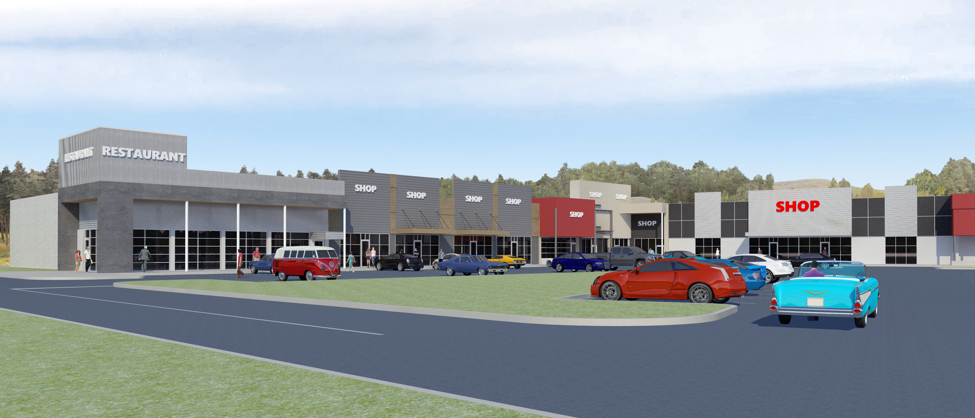 Shops Rendering - CIDECO Dev